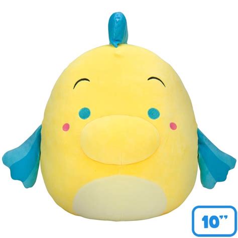 Disney - The Little Mermaid - Flounder Squishmallow 10" Plush - Toys and Collectibles - EB Games ...