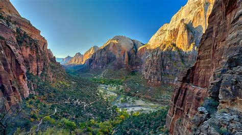 Zion National Park Utah Usa Autumn Landscape Nature 4k Wallpapers High Quality 3840×2160 #4K # ...