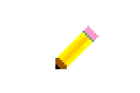 Pixel Pencil [PNG, can be used as an icon] by MarshallMallow on DeviantArt