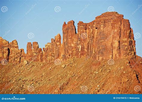 Utah Sandstone Monuments stock image. Image of landscape - 31619415