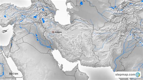 StepMap - ECbatana - Landkarte für Iran