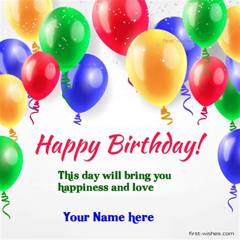 Happy Birthday Love Images With Name Edit