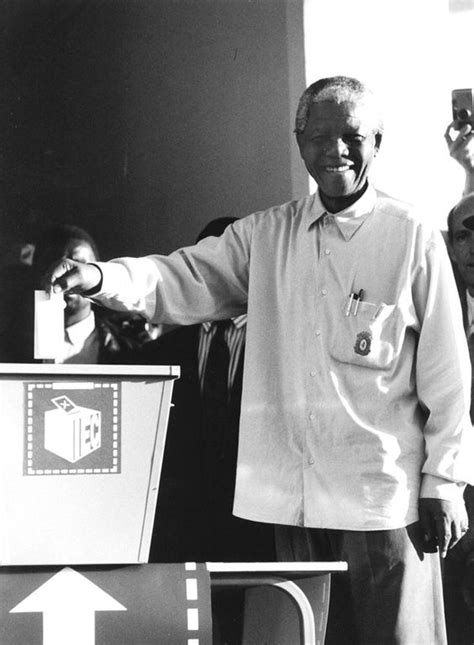 April 27, 1994 – The first democratic general election in South Africa. | Nelson Mandela ...