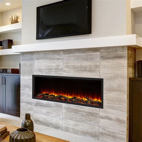 Hearth & Home 55" Scion SimpliFire Linear Built-In Electric Fireplace ...