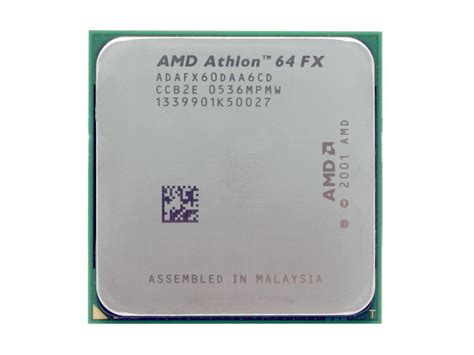 Open Box: AMD Athlon 64 FX-60 - Athlon 64 FX Toledo Dual-Core 2.6 GHz ...