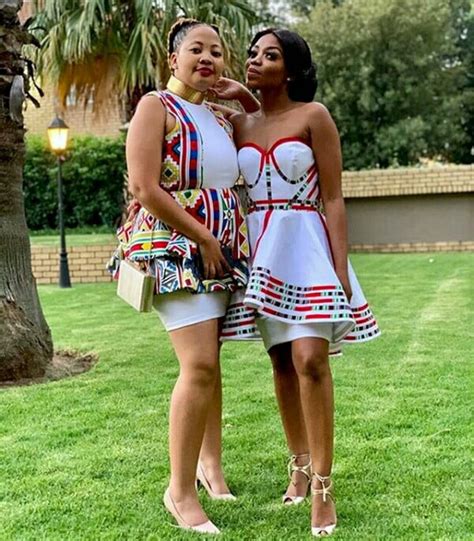 Clipkulture | Ladies In Beautiful Modern Ndebele Traditional Outfits