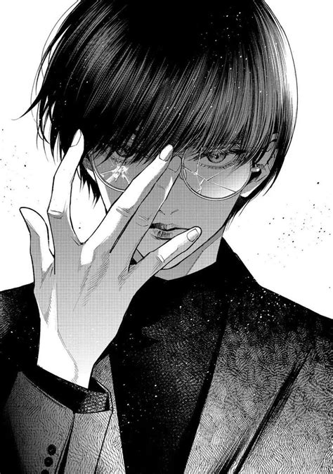 cool glasses moment in the manga, decagon house murders Ellery Queen ...