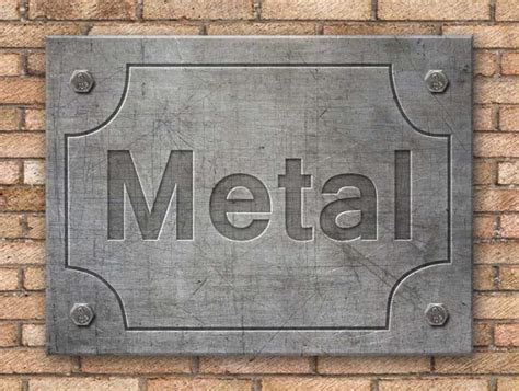 Engraved Metal Text Style Photoshop Tutorial