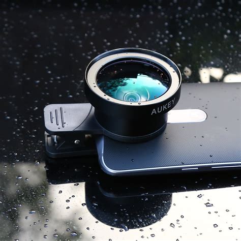 AUKEY Ora iPhone Camera Lens, 0.45x 120° Wide Angle + 15x Macro Clip-on ...