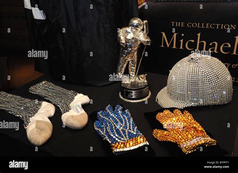 Display of Michael Jackson Memorabilia Stock Photo - Alamy