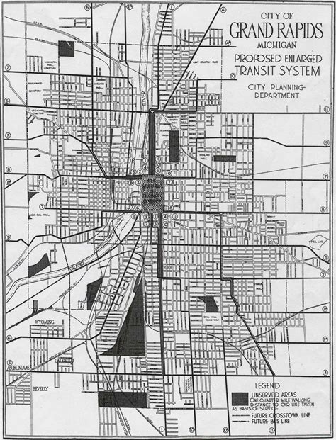 Grand Rapids Transit System Map | History Grand Rapids