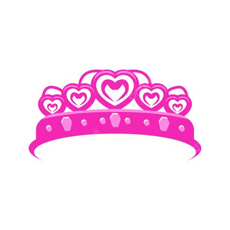 Princess Crown Cartoon Sticker Vector, Princess Crown, Princess Tiaras, Pink Crown PNG and ...