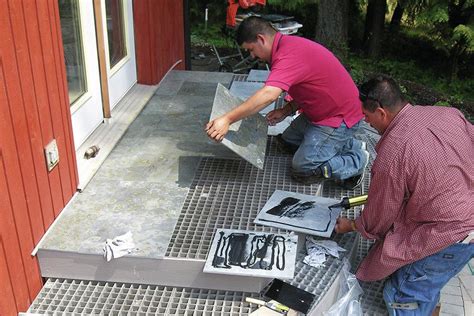 Tiling a Deck | Professional Deck Builder | Hardscape, Staircases, Architectural Mesh, Caulks ...