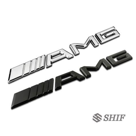 AMG Logo Rear Trunk Tailgate Emblem Badge Sticker Mercedes | Shopee ...