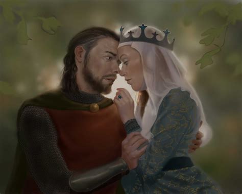 Emily Crowley, Illustrator: Lancelot and Guinevere - More Progress