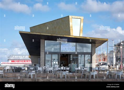 The Beach House restaurant and café situated on Blackpool promenade Stock Photo - Alamy