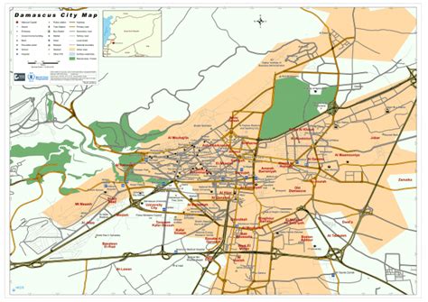 Syria: Damascus City Map, 03-November-2014 - Syrian Arab Republic ...