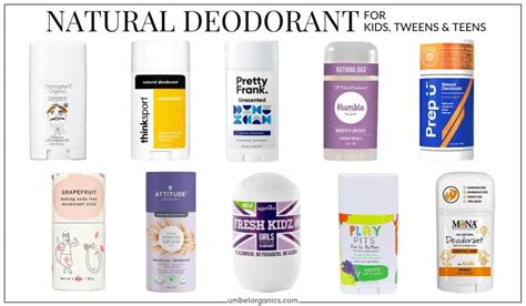 Natural Deodorant For Kids, Tweens & Teens - Umbel Organics