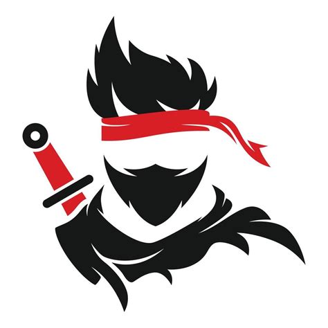 Ninja Logo Vector 22535410 Vector Art at Vecteezy