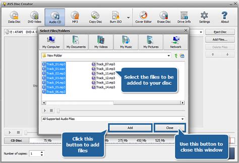 How to create an Audio CD from different audio formats?