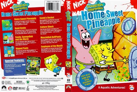 Spongebob Squarepants Home Sweet Pineapple - TV DVD Scanned Covers - Spongebob Squarepants Home ...