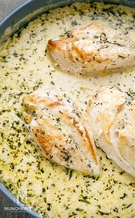 Easy Creamy Chicken Tarragon Recipe - Munchkin Time