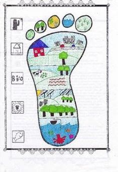 My Ecological Footprint | School ideas | Footprint art, High school ...