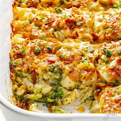 Broccoli Cauliflower Casserole - Wholesome Yum