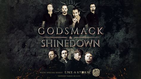 Godsmack And Shinedown Announce Co-headlining Summer 2018 Tour As Both Bands Release New Albums ...