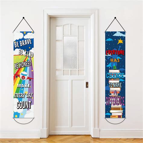 Buy 2 Pack Motivational Classroom Banners/s Positive Banner ...