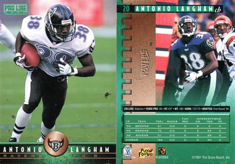 1996-1997 Baltimore Ravens football cards by RCSportsCards. - RCSportsCards