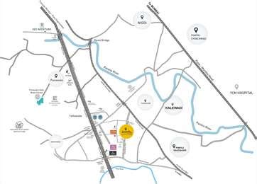 Adi Group Builders Horizons At Wakad Phase 2 Map - Shankar Kalat Nagar, Pune Location Map