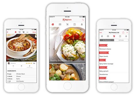 Free Recipe, Grocery List and Meal Planning Apps | BigOven