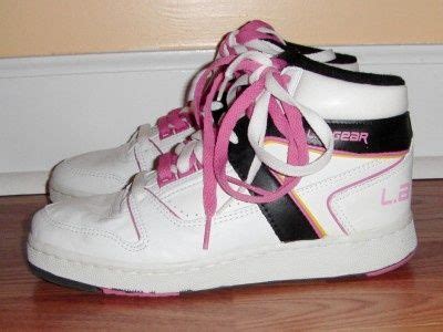 LA Gear Shoes 80s | LA GEAR "Street Slammer" Womens White/Pink High Top. - Wow! I had a ...