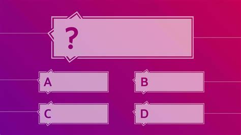 Multiple choice quiz template 30557069 Vector Art at Vecteezy