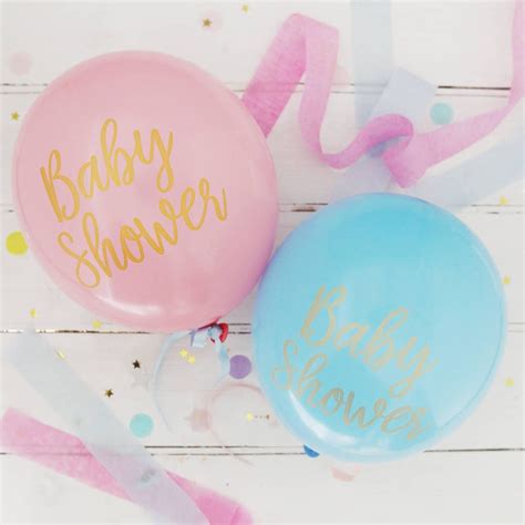 Blue Baby Shower Balloons By Postbox Party | Blue baby shower, Baby shower balloon decorations ...