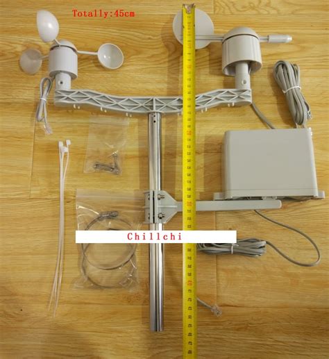 Weather Station Wind Speed Sensor Wind Direction Rainfall+Humidity ...