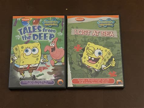 SpongeBob SquarePants: Tales from the Deep and Lost at Sea 2 DVD's | Fandom