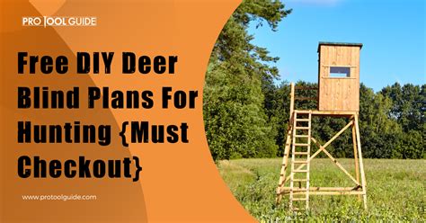 8 Free DIY Deer Blind Plans For Hunting {Must Checkout}