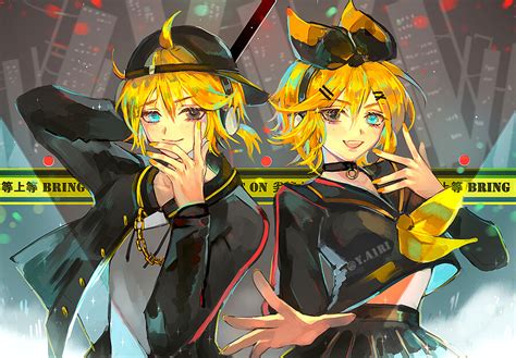 ArtStation - [Fanart] Kagamine Rin & Len 'BRING IT ON'