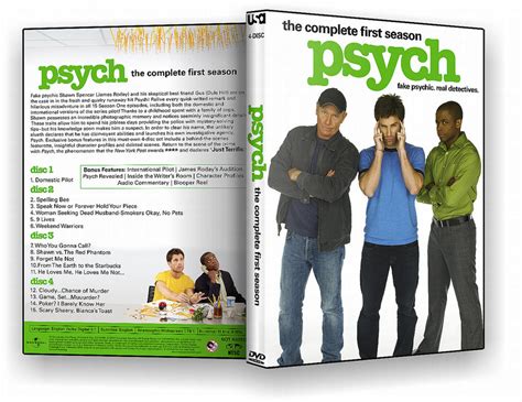 Psych Season 1 DVD Cover by wilkee on DeviantArt