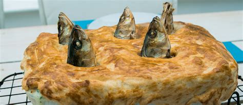 Stargazy Pie | Traditional Savory Pie From Cornwall, England