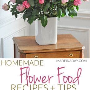 DIY Cut Flower Food Recipes & Tips