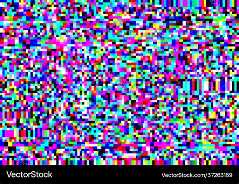 Abstract background glitch effect Royalty Free Vector Image