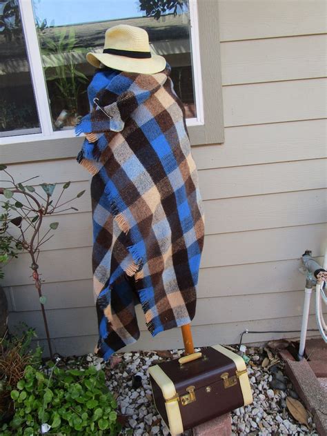 Large Vintage Tartan Woven Wool and Acrylic Blanket Throw or - Etsy