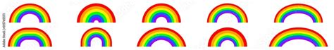 Rainbow Icon Colors | Rainbows | Peace Symbol | Weather Logo | Happy ...