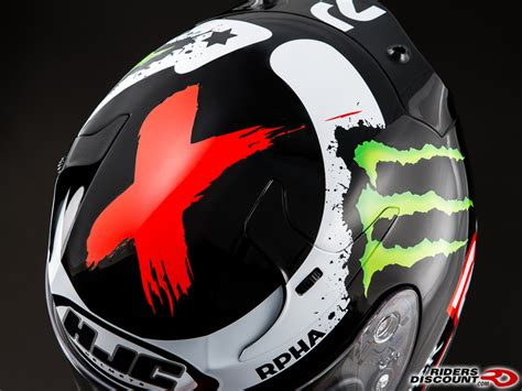 HJC RPHA-10 Jorge Lorenzo Monster Replica Helmet - Ducati Monster ...