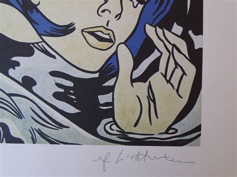 Roy Lichtenstein "Drowning Girl" - CharityStars