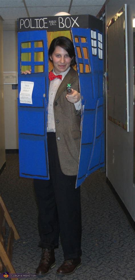 Doctor Who in the Tardis homemade Halloween costume