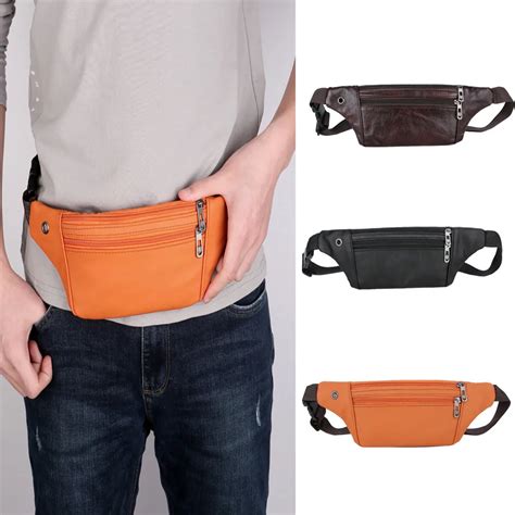 Fashion women men waist bag Unisex Casual Zipper Unisex Waist fanny pack Bag-in Waist Packs from ...